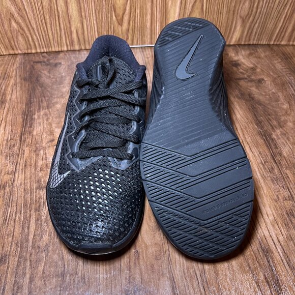 Nike Metcon 6 Black Metallic Silver CK9388-001 Men's Training Shoes size 6 - Picture 3 of 6